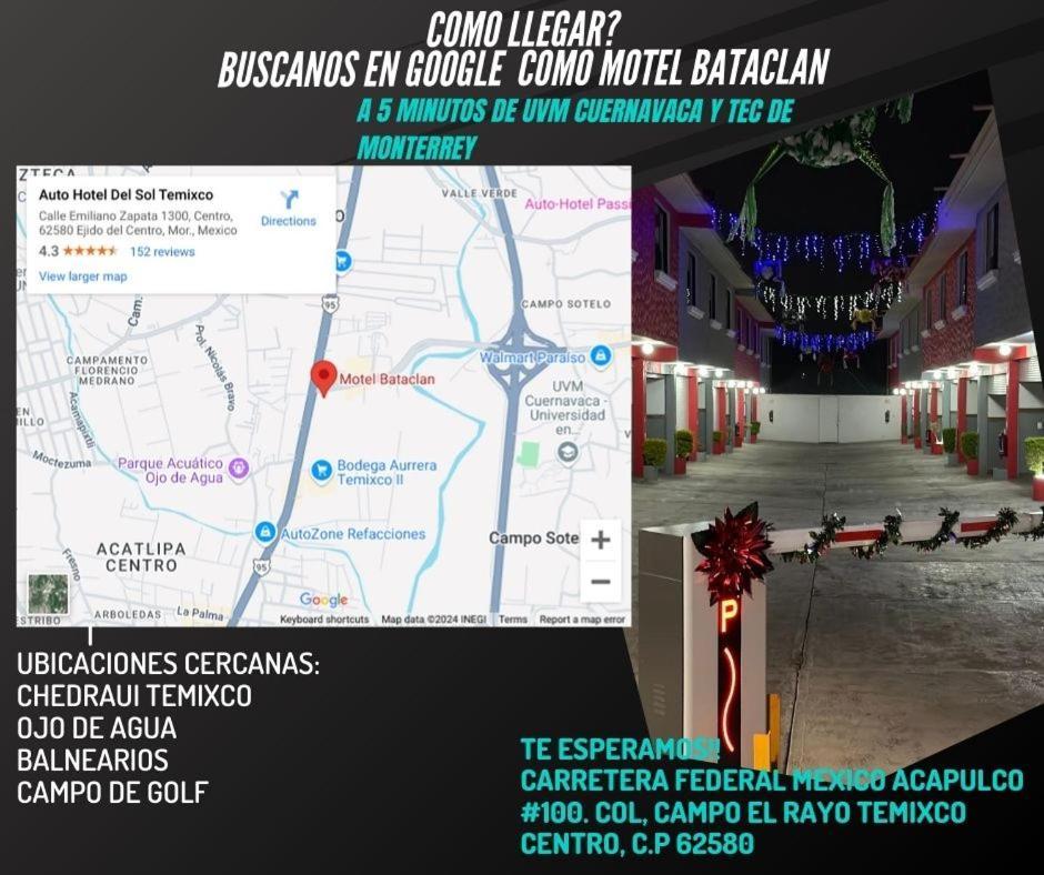 Hotel Bataclan Temixco Exteriér fotografie